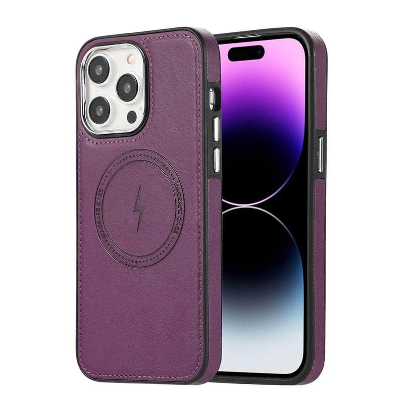 Casebuddy Dark Purple / For iPhone 15 Pro iPhone 15 Pro Magsafe Wireless Charge Cover