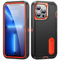 Casebuddy Black-Orange / For iPhone 15Pro Max iPhone 15 Pro Max Heavy Armor Shockproof Defend Case