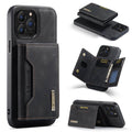 Casebuddy Black / For iPhone 15Promax iPhone 15 Pro Max Magnetic Split Body Wallet Case