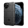 Casebuddy Black / For iPhone 15ProMax iPhone 15 Pro Max Rugged Fiber Shield Matte Rubber Case