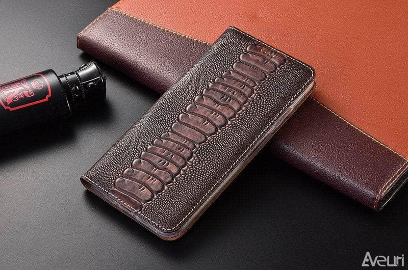 Casebuddy Luxury Galaxy A14 Genuine Leather Flip Case