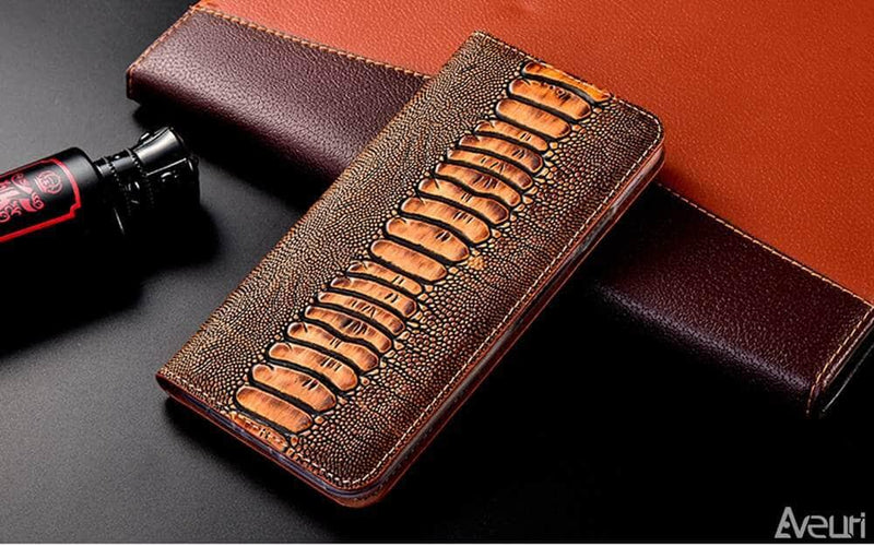 Casebuddy Luxury Galaxy A54 Genuine Leather Flip Case