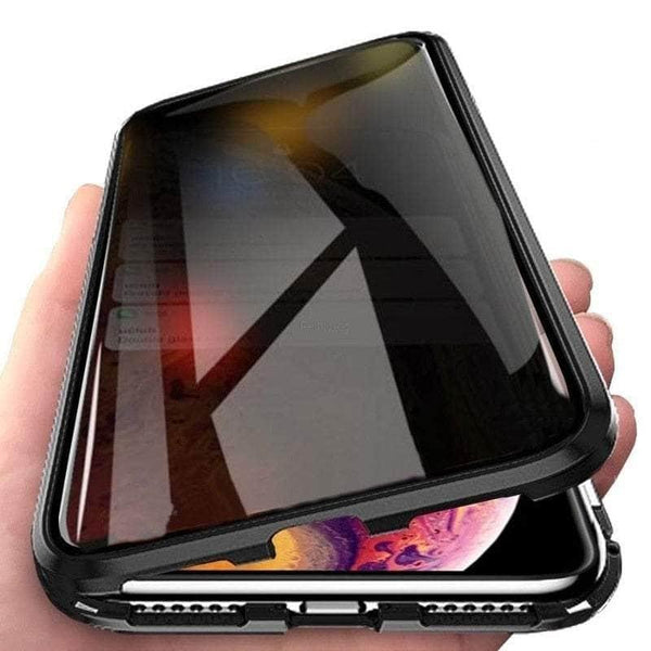 Casebuddy Magnetic Tempered iPhone 15 Plus Glass Privacy Case