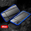 Casebuddy Blue / For iphone 15Pro Max Magnetic Tempered iPhone 15 Pro Max Glass Privacy Case