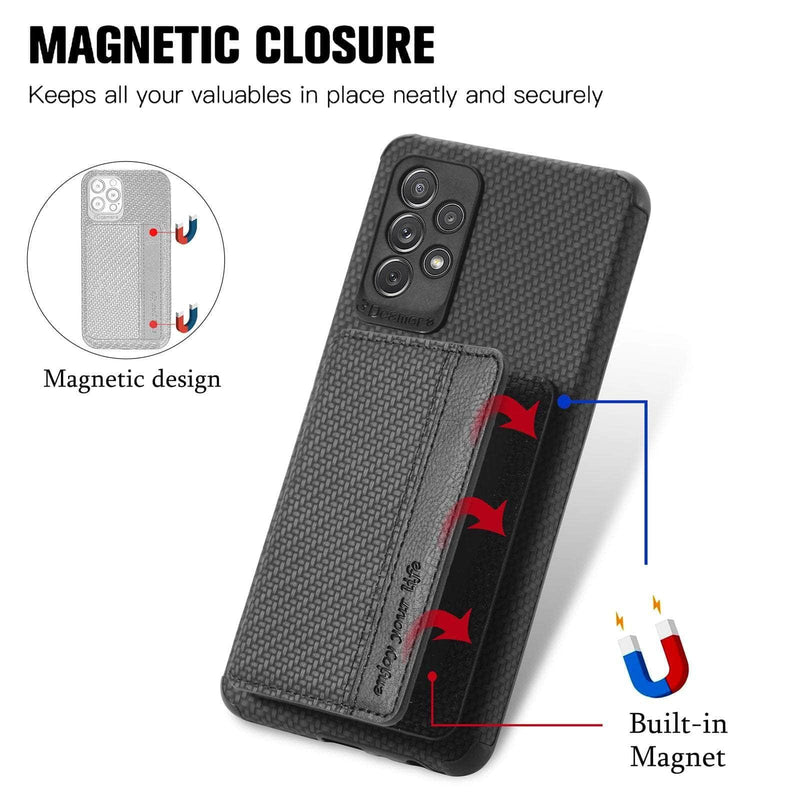 Casebuddy Magnetic Wallet Galaxy A14 Card Holder Cover