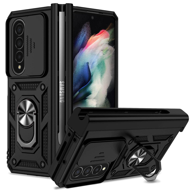 Casebuddy Black / For Galaxy Z Fold 5 Shockproof Armor Galaxy Z Fold 5 Magnetic Case