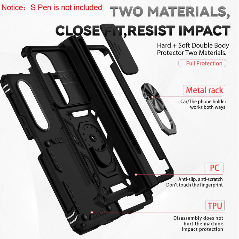 Casebuddy Shockproof Armor Galaxy Z Fold 5 Magnetic Case
