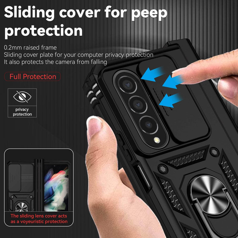 Casebuddy Shockproof Armor Galaxy Z Fold 5 Magnetic Case
