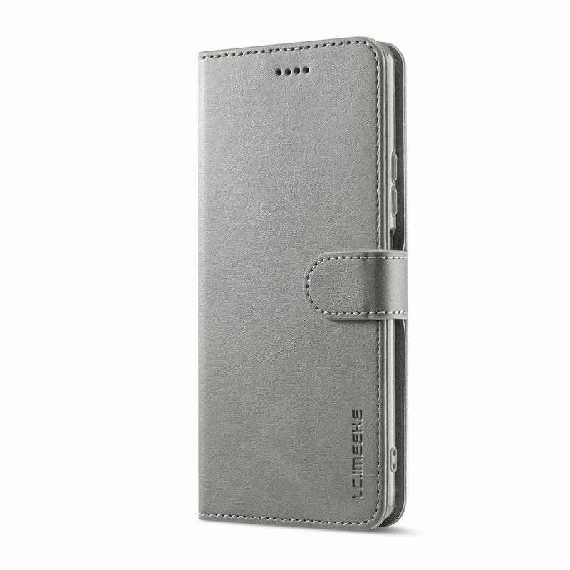 Casebuddy Gray / For iPhone 15 Vegan iPhone 15 Plus Wallet Card Holder Case