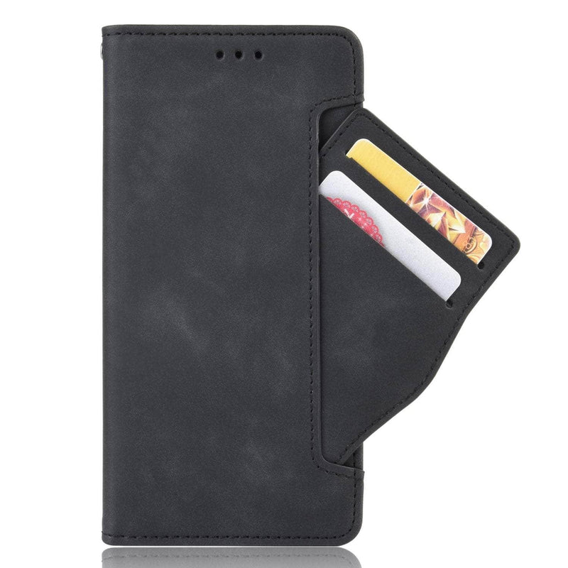 Casebuddy Black / Samsung Z Fold 5 Vegan Leather Galaxy Z Fold 5 Pen Slot Case