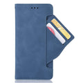 Casebuddy Blue / Samsung Z Fold 5 Vegan Leather Galaxy Z Fold 5 Pen Slot Case