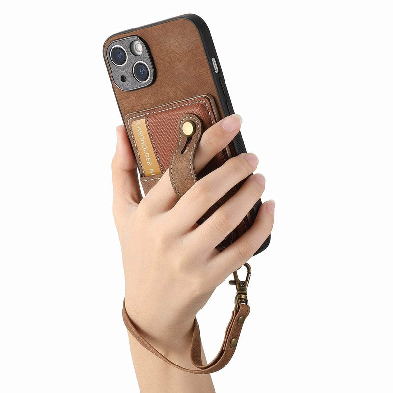 Casebuddy Vegan Leather iPhone 15 Wallet Case