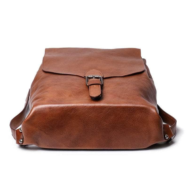 Casebuddy Vintage Full Grain Genuine Leather Backpack