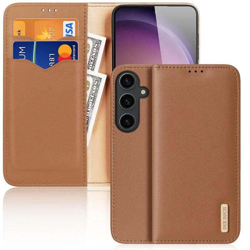 Casebuddy DuxDucis Galaxy S24 Plus Real Leather Wallet