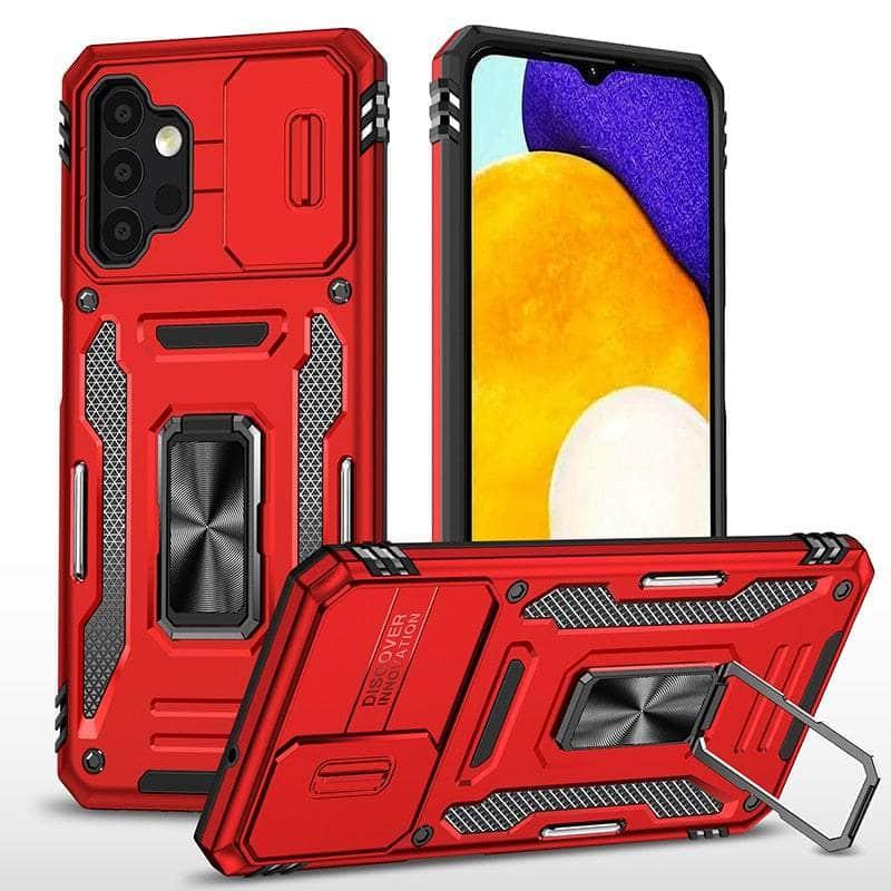 Casebuddy Red / for Galaxy A14 5G Galaxy A14 2023 Finger Ring Kickstand Cover