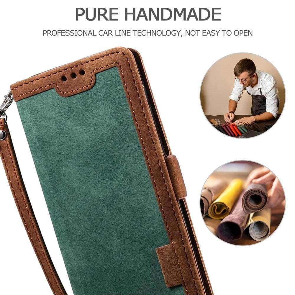 Casebuddy Galaxy A14 Leather Flip Wallet Case