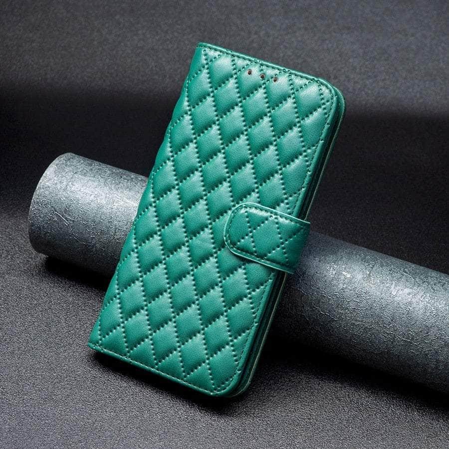 Casebuddy Green / Galaxy A34 Galaxy A34 Small Fragrance Leather Case