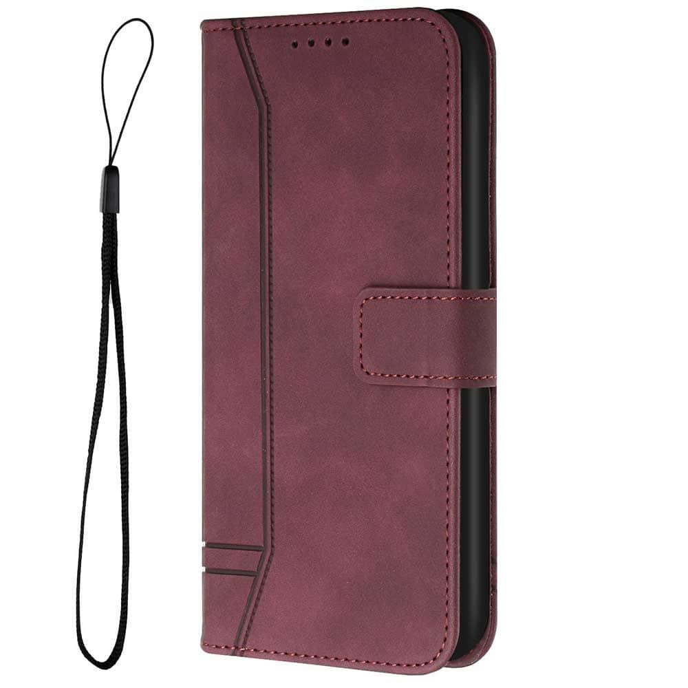 Casebuddy Wine Red / Galaxy A54 5G Galaxy A54 Leather Wallet Case