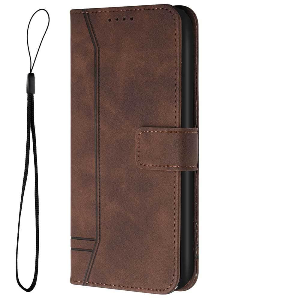 Casebuddy Dark Brown / Galaxy A54 5G Galaxy A54 Leather Wallet Case