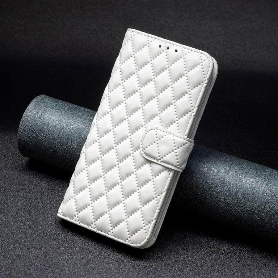 Casebuddy White / Galaxy A54 Galaxy A54 Small Fragrance Leather Case