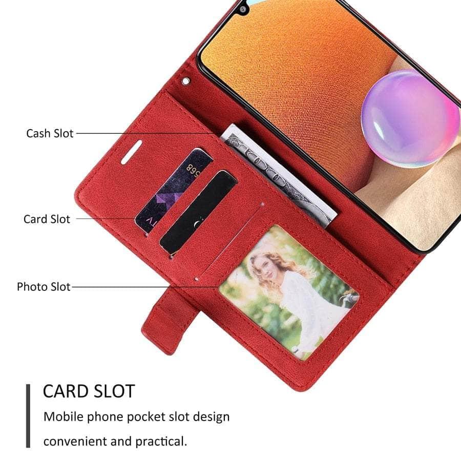 Casebuddy Galaxy S23 FE Wallet Flip Vegan Leather Case