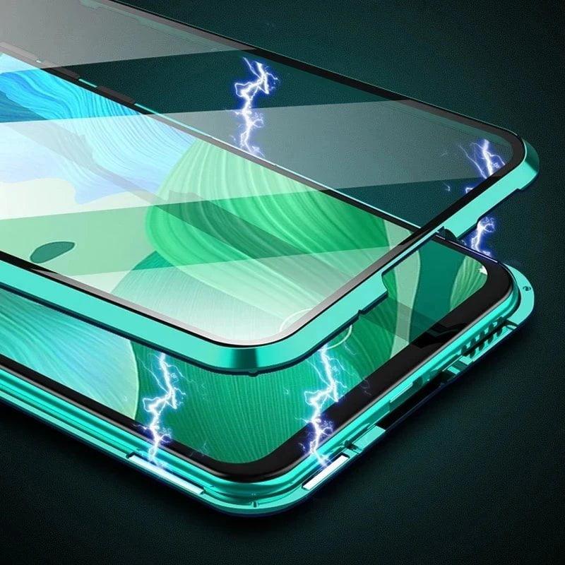 Casebuddy Galaxy S24 Plus Magnetic Adsorption Glass Metal Case