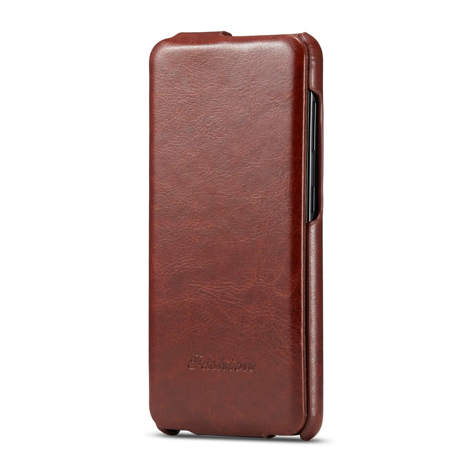 Casebuddy Galaxy S24 Plus Vertical Flip Vegan Leather Case