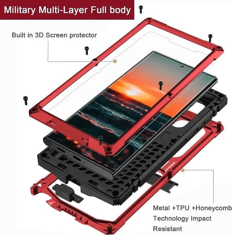 Casebuddy Galaxy S24 Rugged Military Metal Case