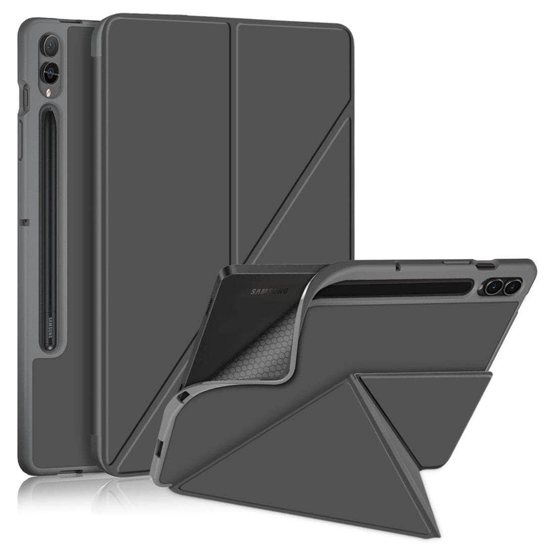 Casebuddy Gray / Tab S9 Plus 12.4 Galaxy Tab S9 Plus Tri Fold Case