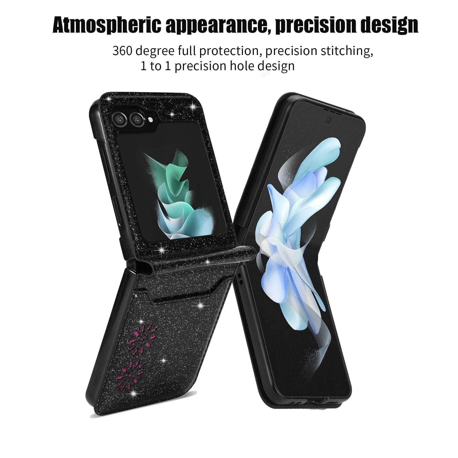 Casebuddy Galaxy Z Flip 5 Glitter Bling Protection Case