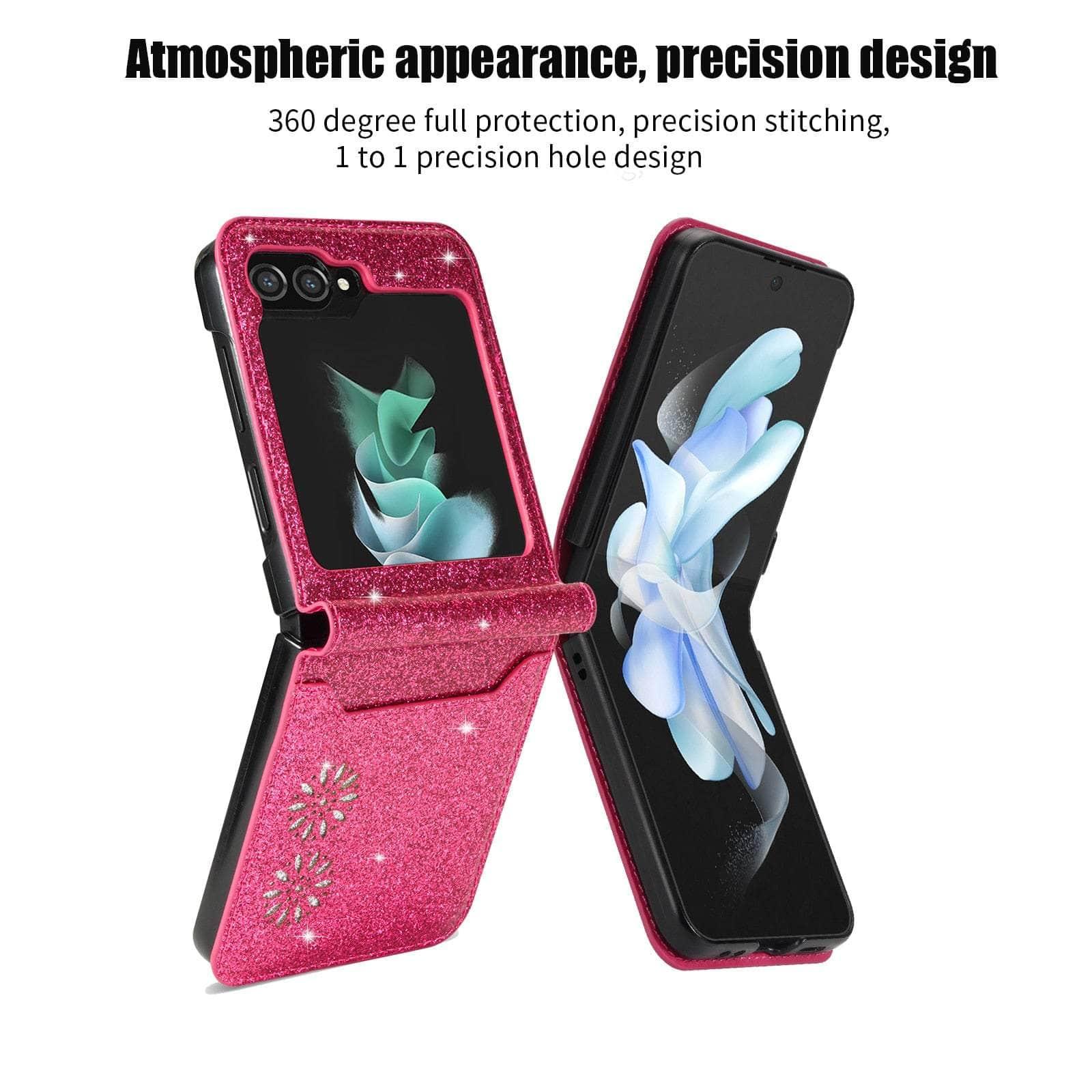Casebuddy Galaxy Z Flip 5 Glitter Bling Protection Case