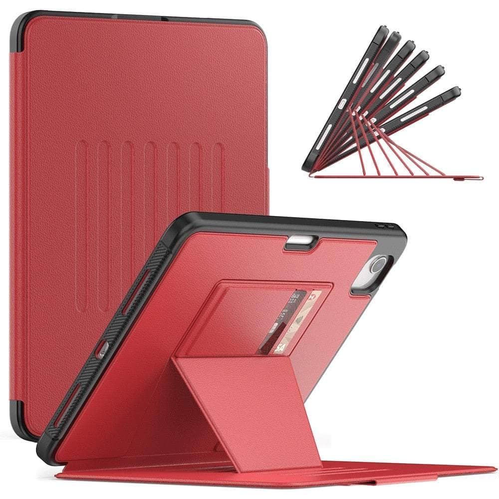 Casebuddy Red / iPad 10th 10.9 2022 iPad 10 (2022) Magnet Smart Shockproof Cover