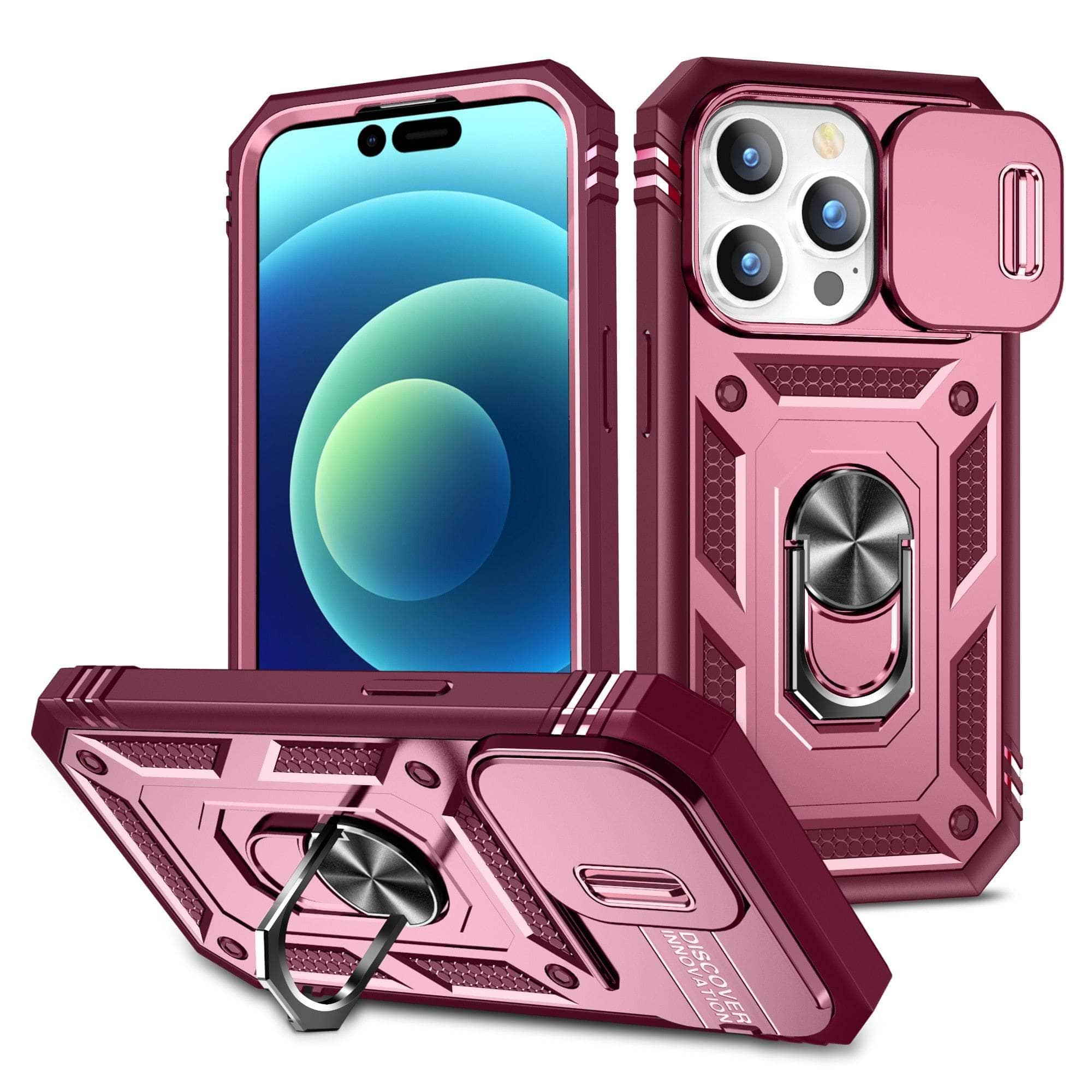 Casebuddy Pink / iPhone 15 iPhone 15 Armor Designed Shockproof Rugged Military Case