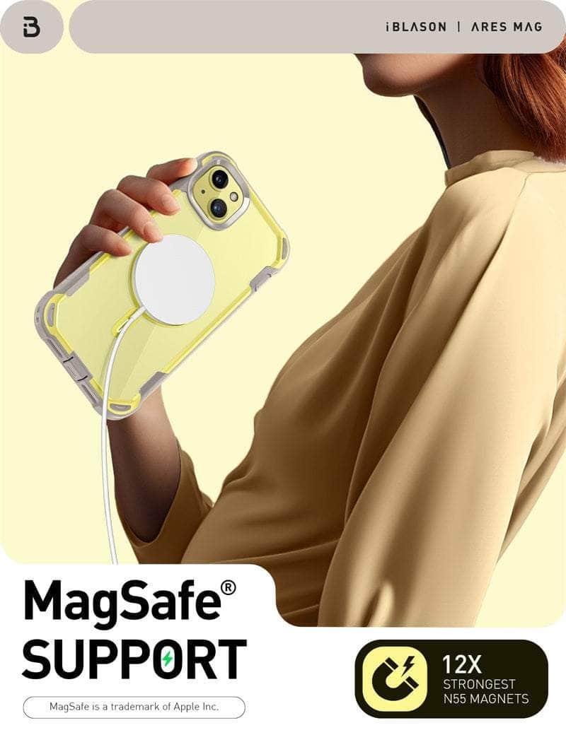 Casebuddy iPhone 15 I-BLASON AresMag Shockproof MagSafe Case