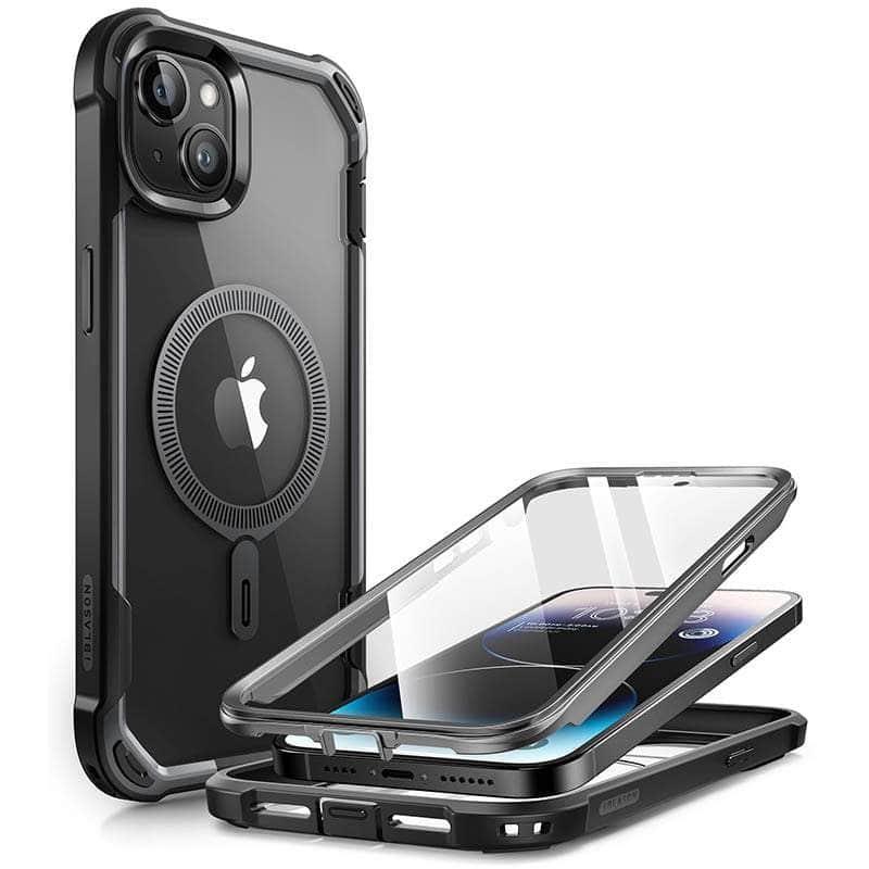 Casebuddy Black / PC + TPU iPhone 15 I-BLASON AresMag Shockproof MagSafe Case