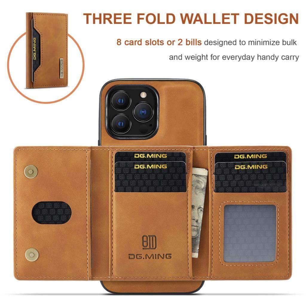 Casebuddy iPhone 15 Plus Magnetic Split Body Wallet Case