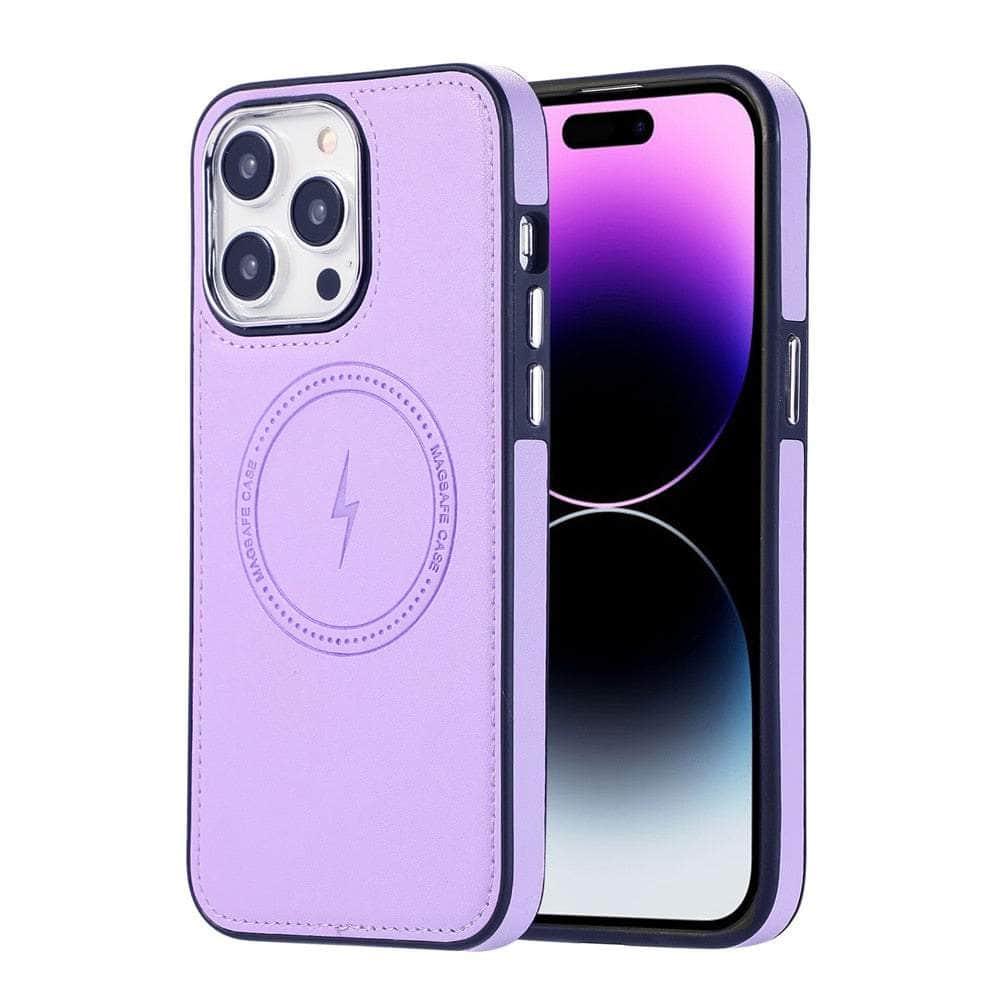 Casebuddy Purple / For iPhone 15 Plus iPhone 15 Plus Magsafe Wireless Charge Cover