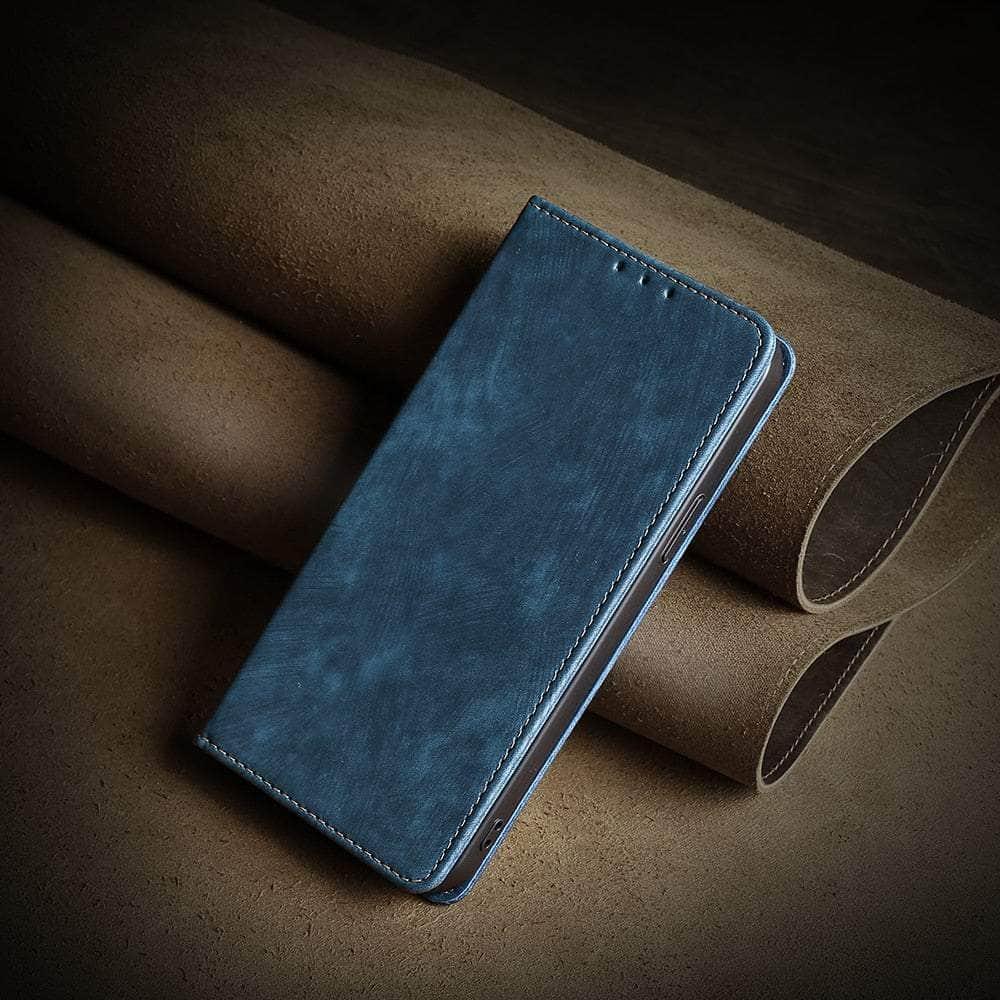 Casebuddy iPhone 15 Pro Max Luxury Business Vegan Leather Case