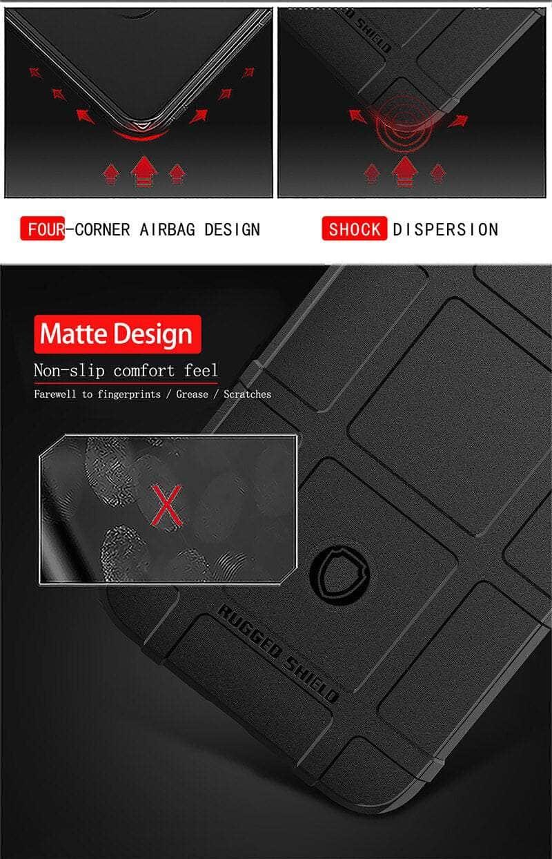 Casebuddy iPhone 15 Pro Rugged Fiber Shield Matte Rubber Case