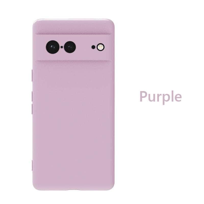 Casebuddy Purple / For Pixel 8 Pro Liquid Silicone Google Pixel 8 Pro Soft Cover