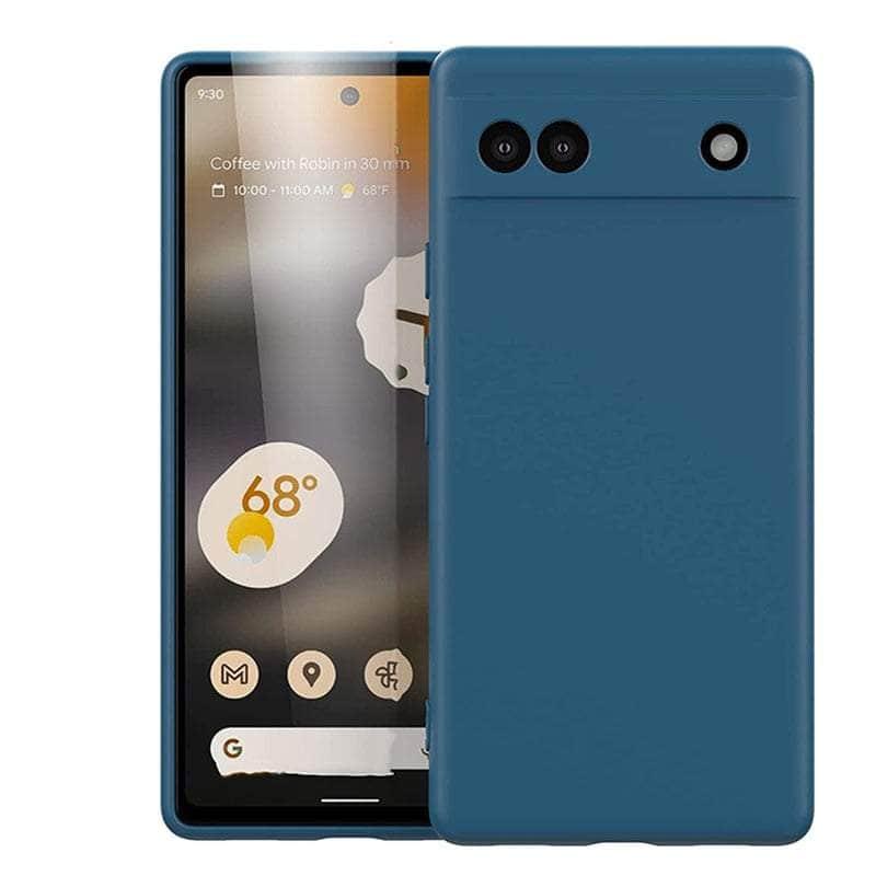 Casebuddy Blue / For Pixel 8 Pro Liquid Silicone Google Pixel 8 Pro Soft Cover