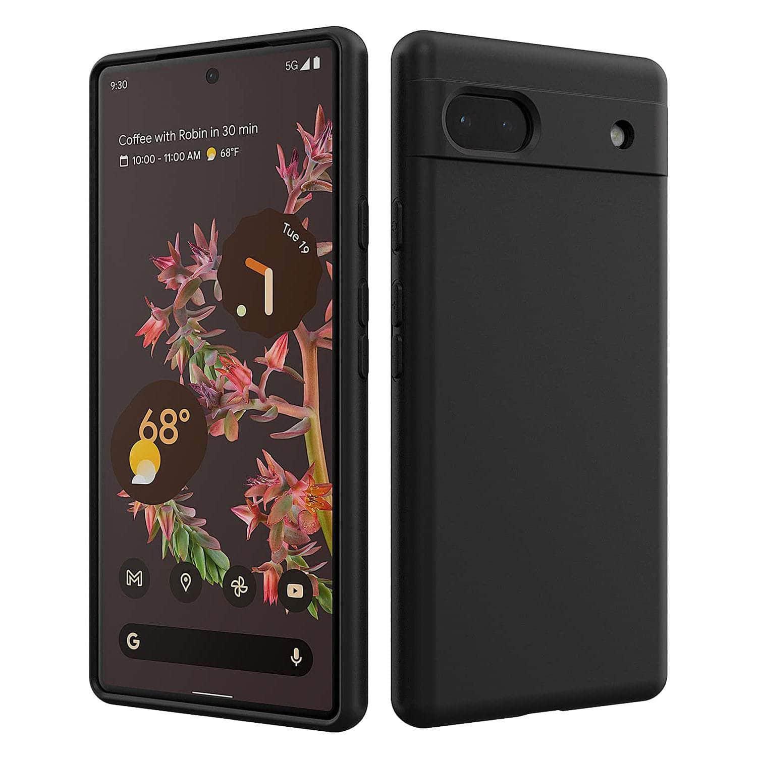 Casebuddy Black / For Pixel 8 Liquid Silicone Google Pixel 8 Soft Cover