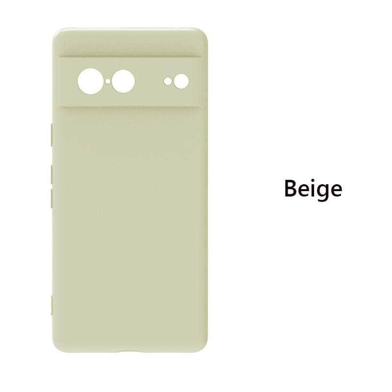 Casebuddy White / For Pixel 8 Liquid Silicone Google Pixel 8 Soft Cover