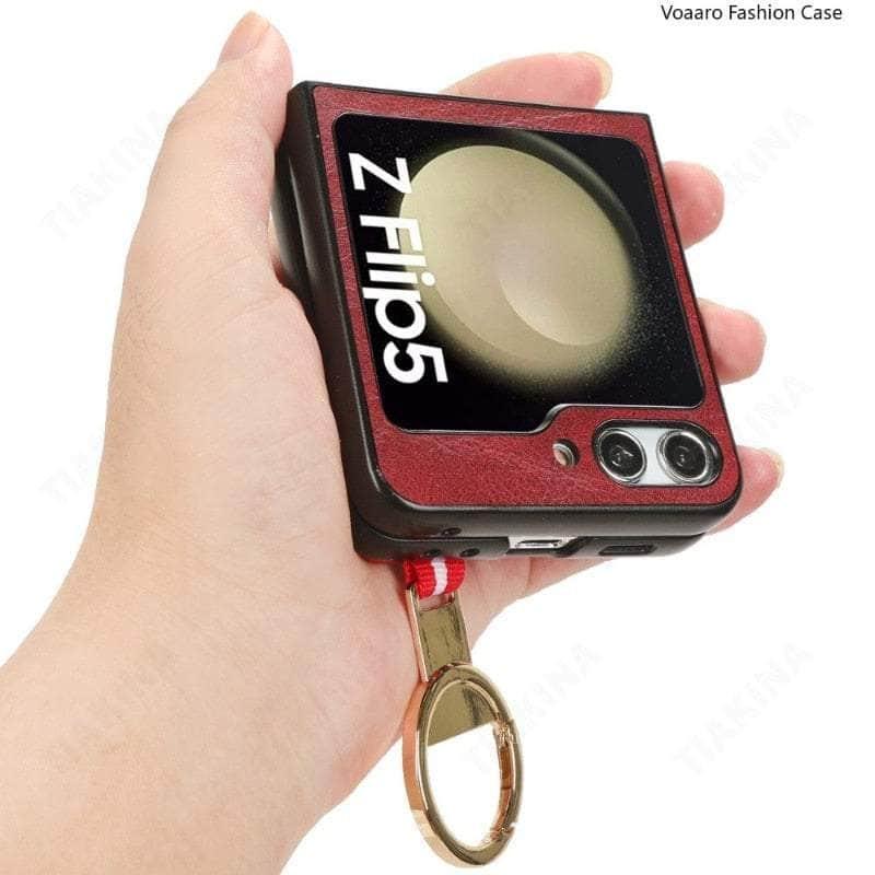Casebuddy Metal Ring Galaxy Z Flip 5 Wristband Case