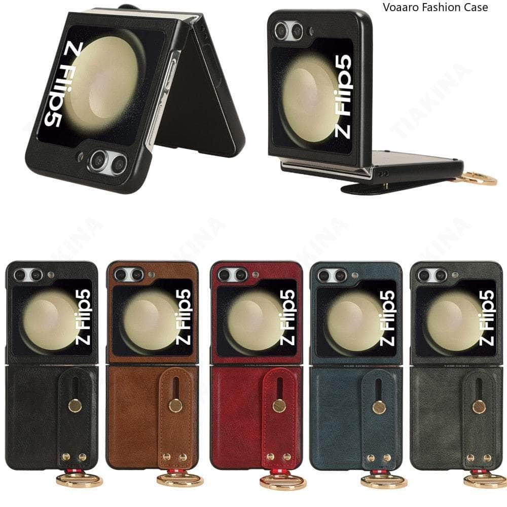 Casebuddy Metal Ring Galaxy Z Flip 5 Wristband Case