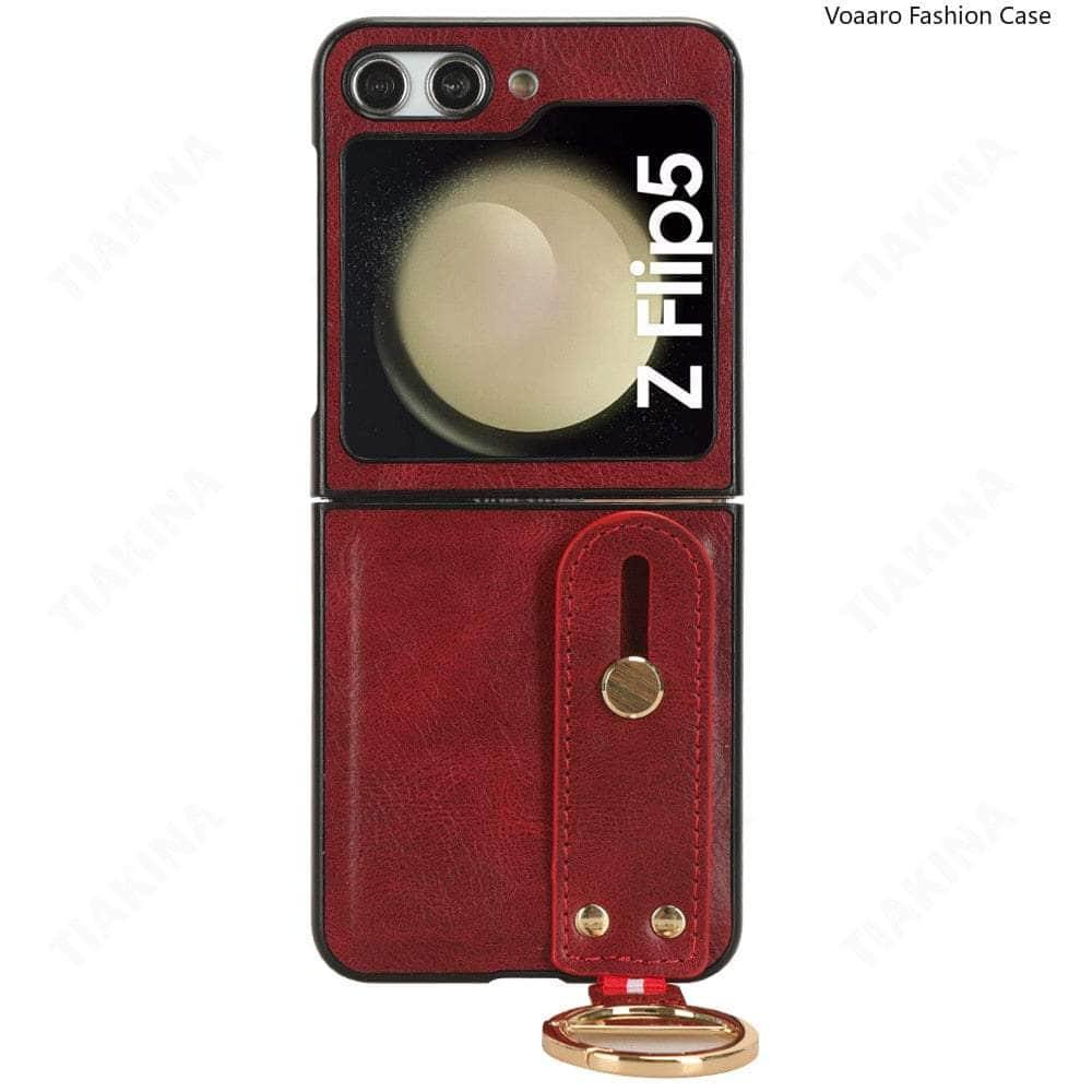 Casebuddy Metal Ring Galaxy Z Flip 5 Wristband Case