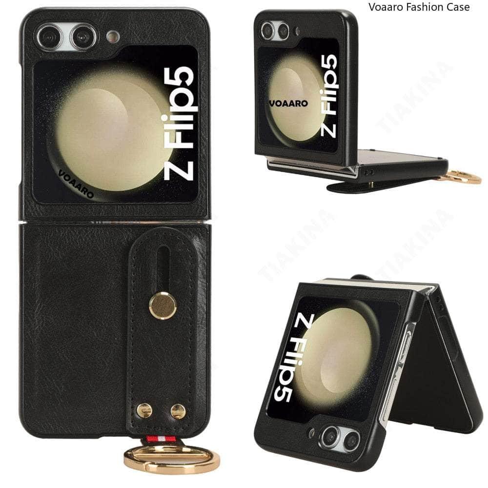 Casebuddy Metal Ring Galaxy Z Flip 5 Wristband Case