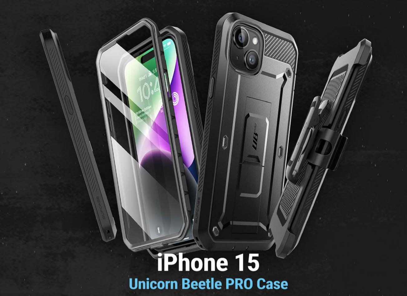 Casebuddy SUPCASE iPhone 15 UB Rugged Heavy Duty Case