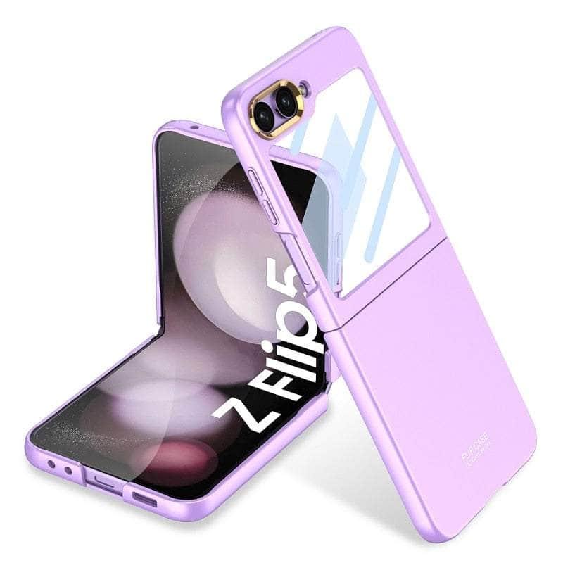 Casebuddy violet gold eye / for samsung z flip5 Ultra Thin Galaxy Z Flip 5 Case