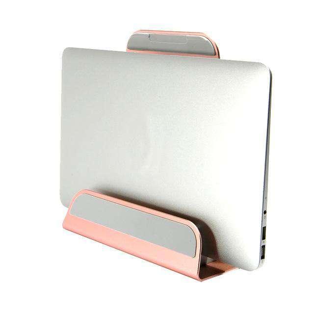 2 In 1 Aluminum Firm Bracket for Macbook Air Pro Retina 11 12 13 15 Vertical Base Stand